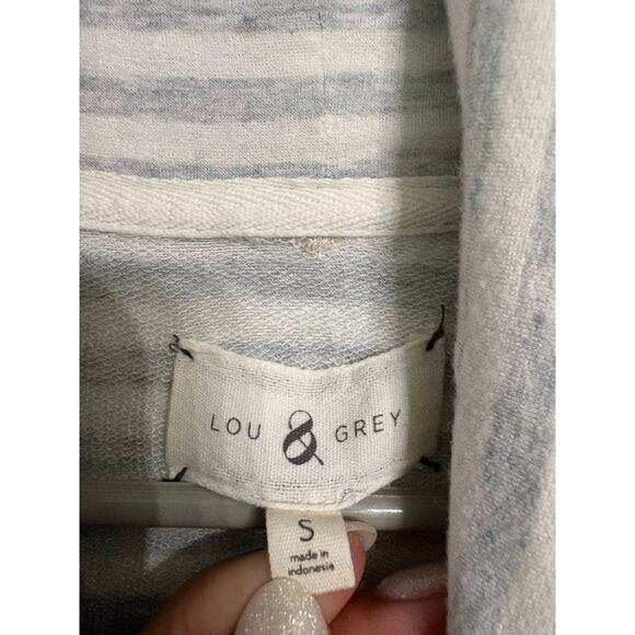 Lou & Grey Soft Striped Sleeveless Cowl Neck Top – Size S - Picture 2 of 6